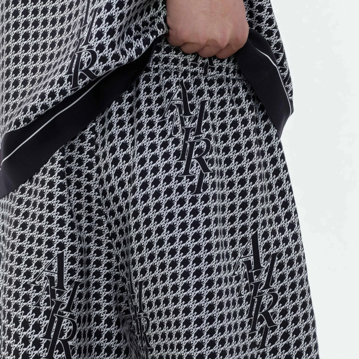 Amiri Houndstooth Silk Shorts