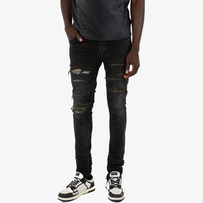 Amiri Camo Thrasher Jeans