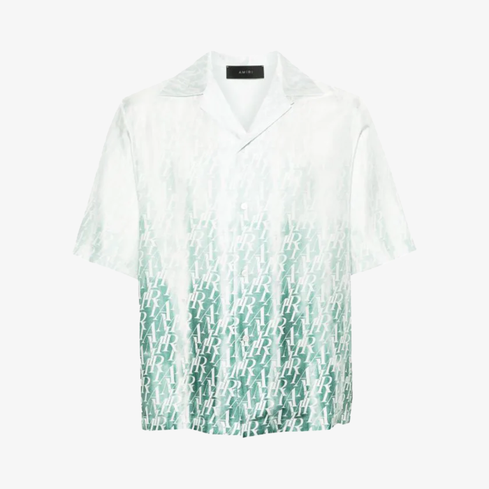 Amiri Gradient Repeat Silk Shirt