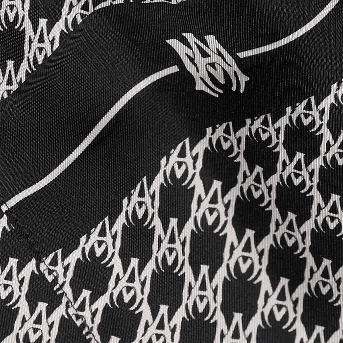 Amiri Monogram Houndstooth Silk Shirt