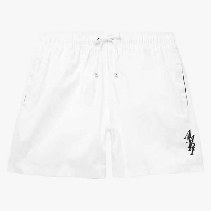 Amiri Logo Stacked Swim Shorts