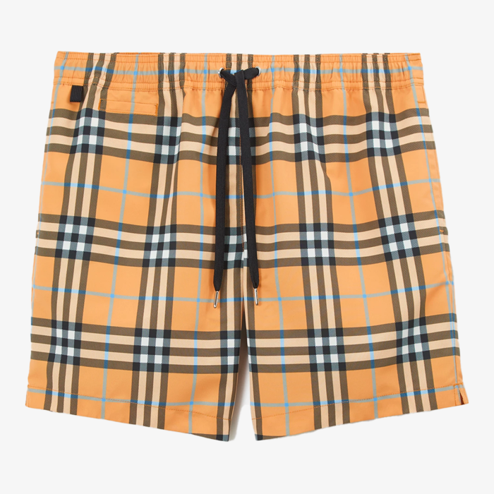 Burberry Check Drawcord Swim Shorts