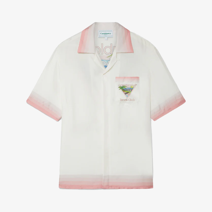 Casablanca Tennis Club Icon Silk Shirt