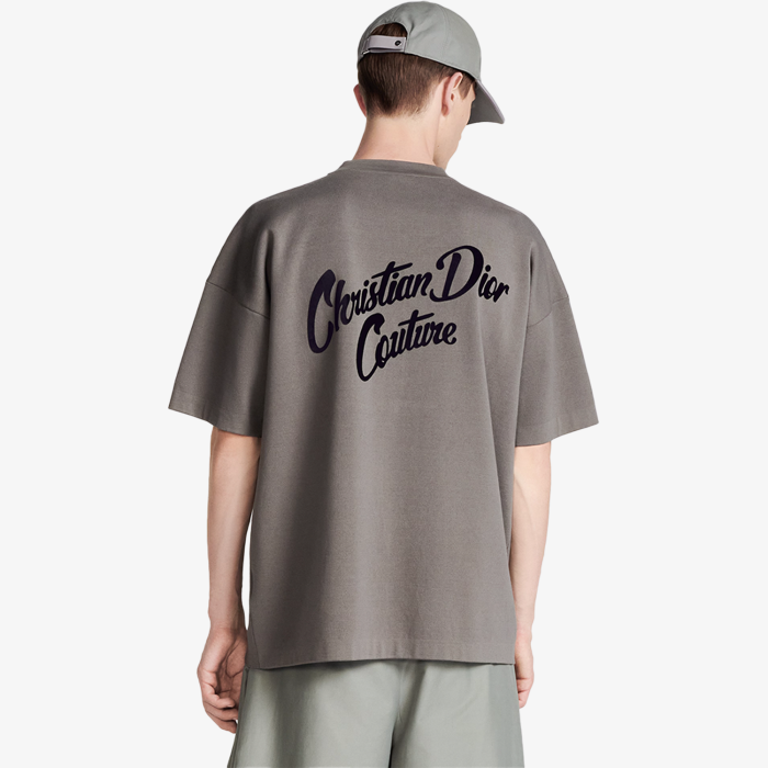 Dior Ecru Silk And Cotton T-Shirt