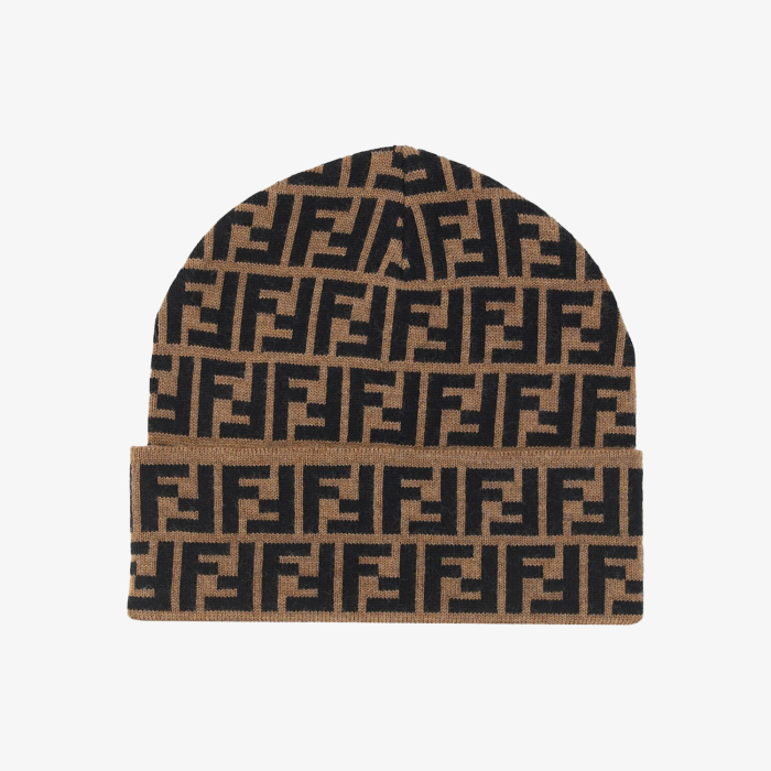 Fendi FF Motif Beanie