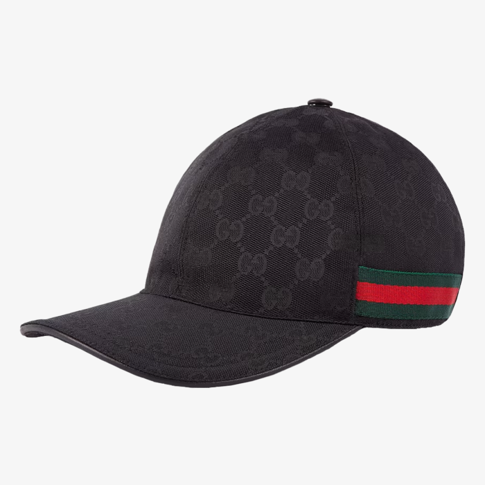 Gucci Original GG Black Canvas Baseball Hat