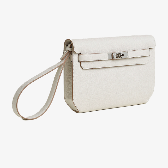 Hermes Kelly Depeche 25 Gris Pale