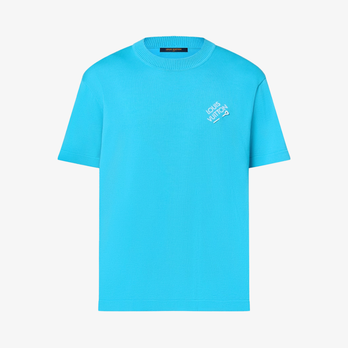 Louis Vuitton Embroidered Signature Short Sleeved T-Shirt