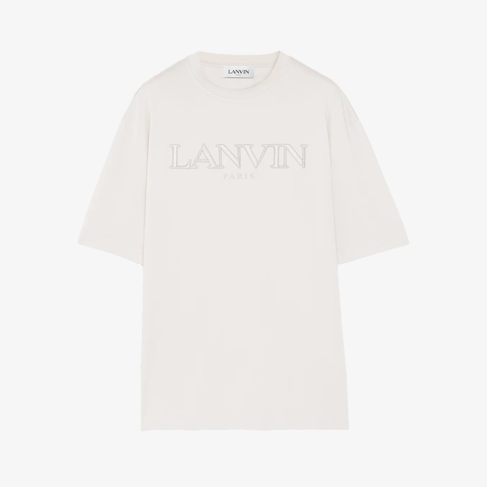 Lanvin Classic Paris Embroided T-Shirt