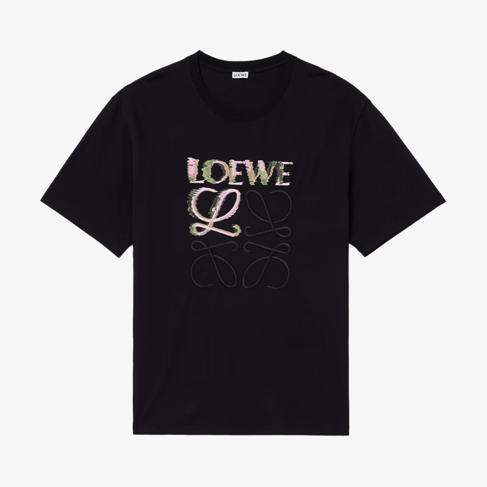 Loewe Logo Embroidered T-Shirt