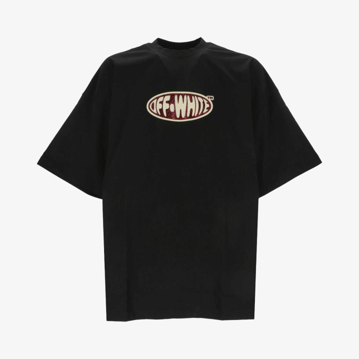 Off White Round Logo T-Shirt