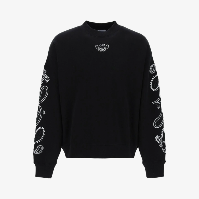 Off White Bandana ARR Crewneck Sweatshirt