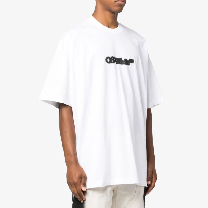 Off White Blurred Logo T-Shirt