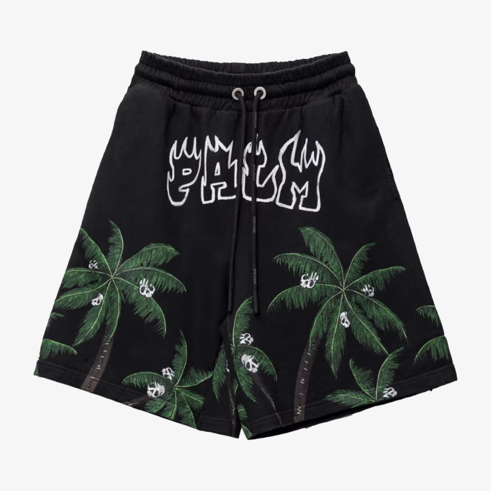 Palm Angels Palm & Skull Shorts