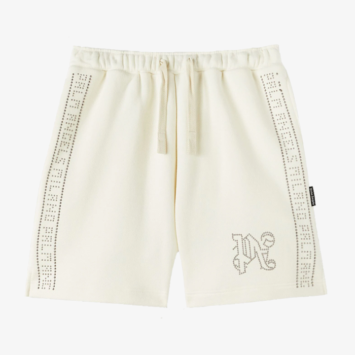 Palm Angels Monogram Stud Sweatshorts