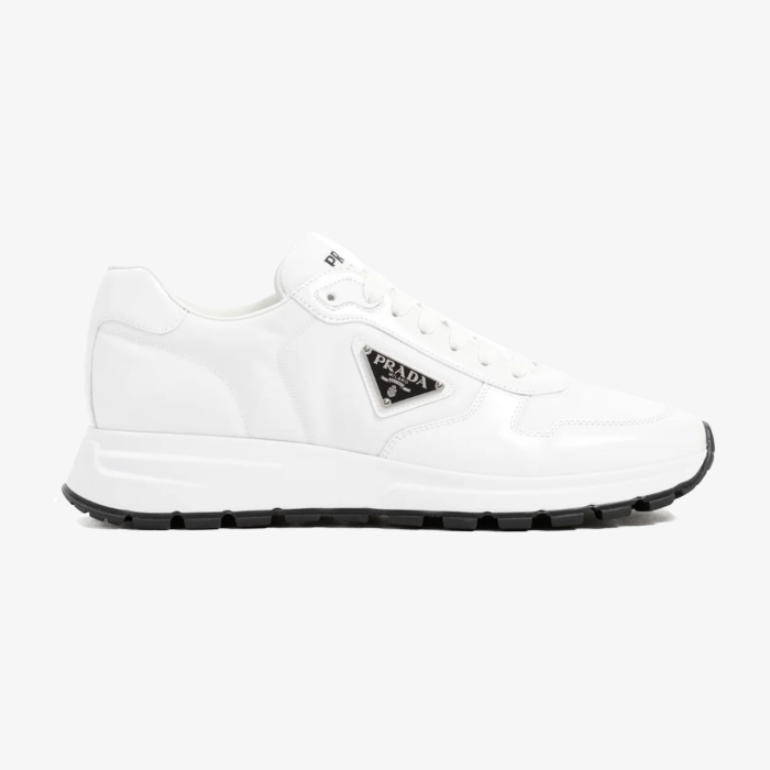 Prada Re Nylon and Brushed Leather Sneakers