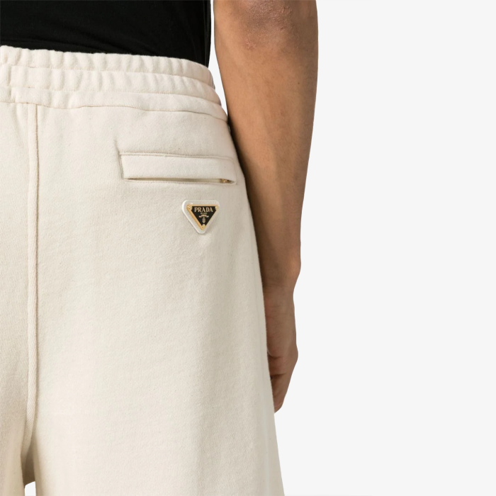 Prada Triangle Logo Track Shorts